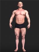 肌肉健身男3D模型,max,fbx格式都有(网盘下载)