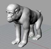 行走猴子3D打印文件