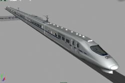 高速列车maya模型