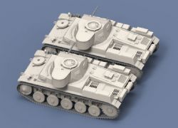 德国二号坦克高精度模型