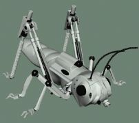 机器蚂蚱maya模型,蚱蜢