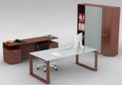 办公桌,书柜