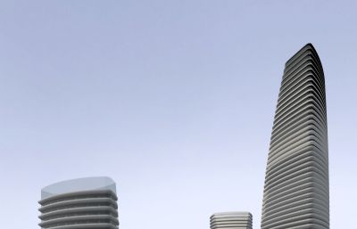 兰州饭店及周边商场建筑