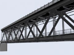 带铁轨的钢架桥,钱塘江大桥