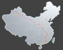 中国地图油田运输