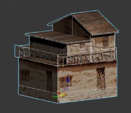 土房民房max模型
