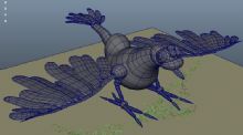 bird飞鸟怪鸟maya模型
