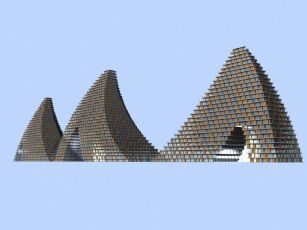 旅游景区金字塔建筑