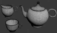 茶杯,茶壶等茶具