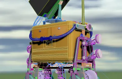 超真实的gct-8c钢轨探伤仪max模型