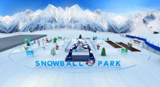 雪地活动,雪球公园max模型,无贴图