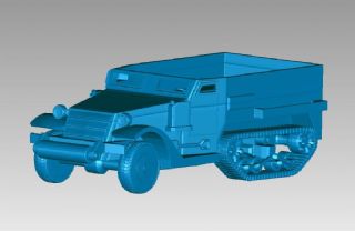 装甲运输车,3D打印模型