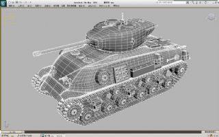 谢尔曼坦克,M4中型坦克max模型
