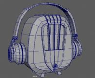 音响,耳机maya模型