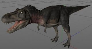 Tarbosaurus塔博龙,特暴龙C4D模型