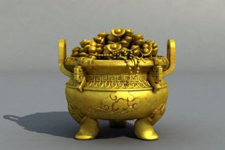古代聚宝盆模型