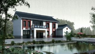 中式新农村小别墅max模型,只有别墅模型
