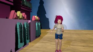 女孩+城堡maya模型