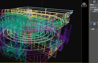 回转式空气预热器max模型,有转子旋转动画