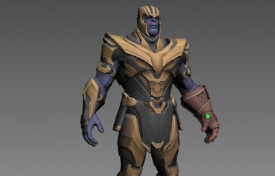 复仇者联盟3电影版灭霸重装萨诺斯Thanos模型