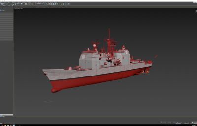 提康德罗加级巡洋舰,驱逐舰max模型