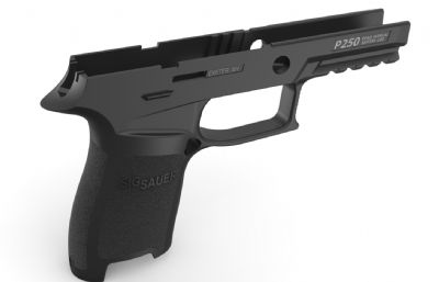 p250手枪枪托模型