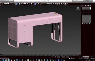 写字桌,书桌max2015模型