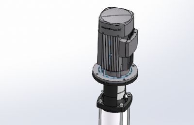 丹麦crundfos-CR10高压泵sldprt模型