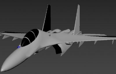 歼16（苏30）战斗机max2018模型