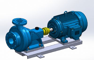 离心水泵sldprt机械模型