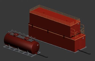 水箱及油箱max模型