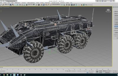 军队轻型装甲车UE4文件,有max,ma格式(网盘下载),max,maya打开无炮台