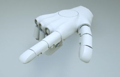 机械手掌,科幻C4D模型