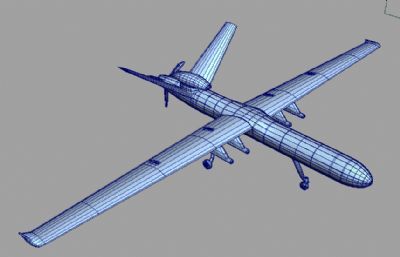 科技感很强的飞机maya模型