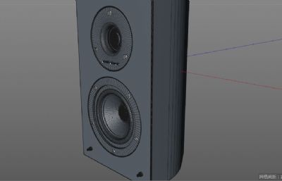 立体音箱C4D模型