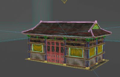 古建筑小屋3D模型