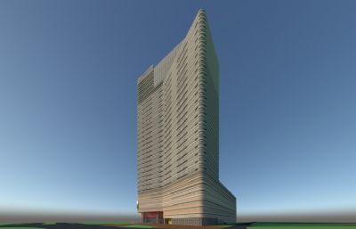 酒店商场综合体su模型
