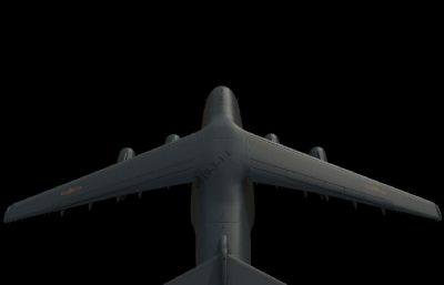 运输机20,运20飞机Maya模型,redshift渲染