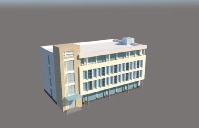 厂房,医院大楼su模型