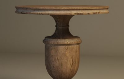 木制圆桌,欧美家具
