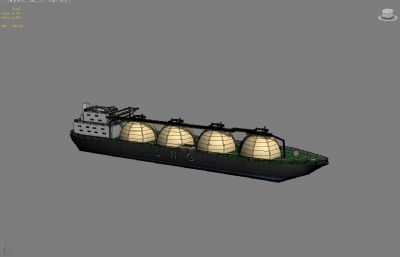 LNG运输船max模型