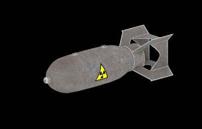 航空炸弹,导弹max模型,有贴图