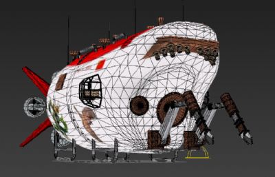 蛟龙深海探测器3D模型