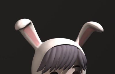 可爱的兔子maya2017模型