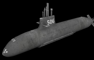 日本苍龙潜艇max模型