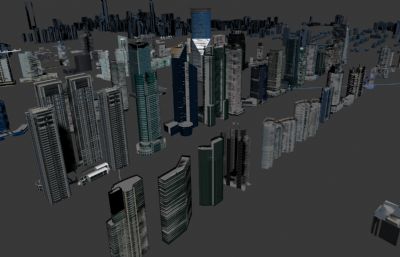数字城市模型,城市配楼简模