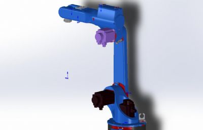六轴工业机器人STEP格式模型