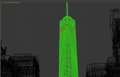 新世贸大厦纽约城街景max精模(网盘下载)