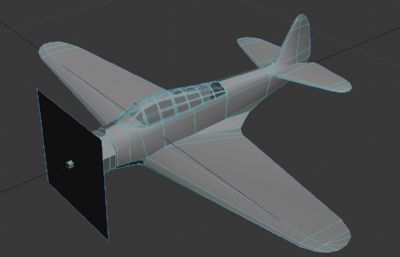 美军二战飞机TBD 3D模型