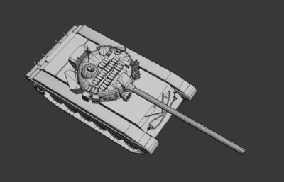T-72主战坦克MAX模型
